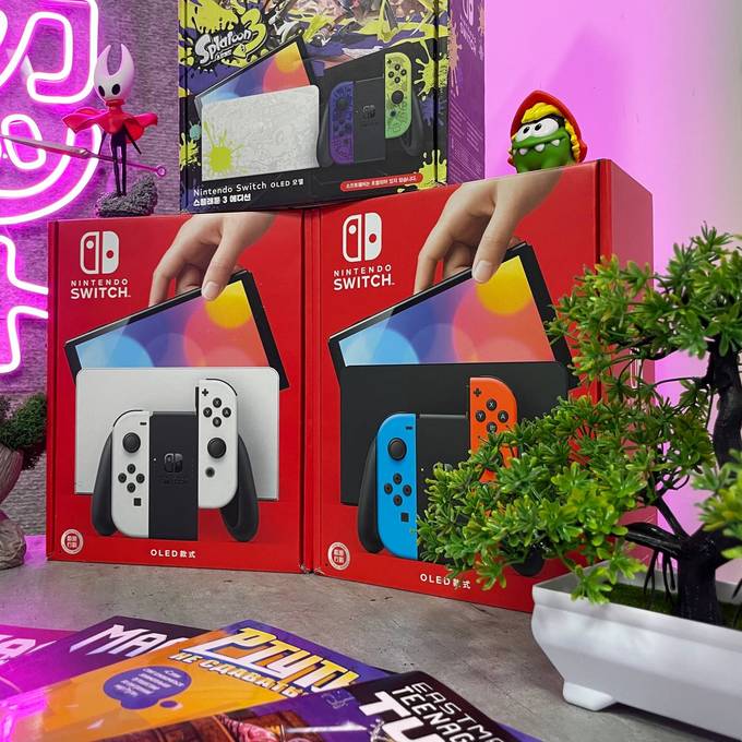 Nintendo Switch OLED в цветах — Level Store Оренбург
